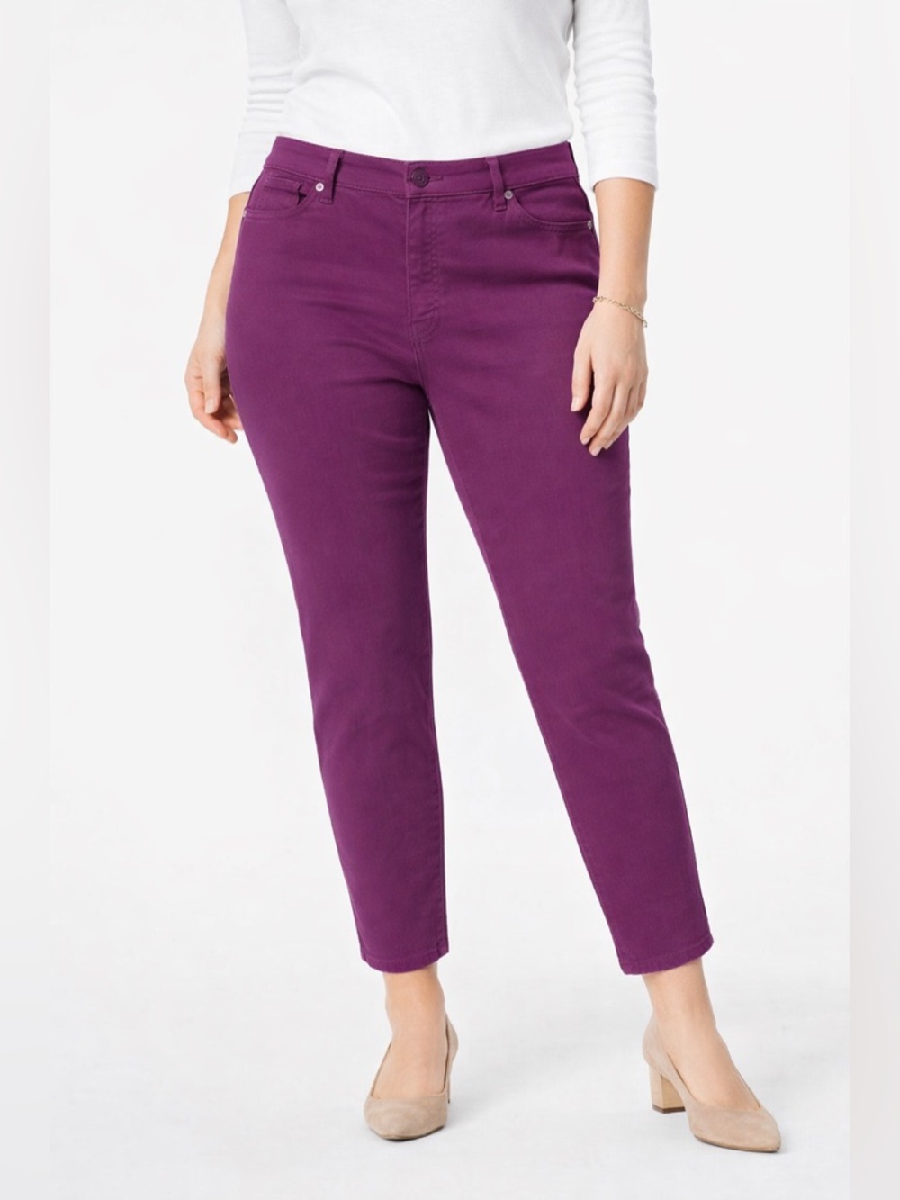 Talbots slim ankle jeans size 14 petite